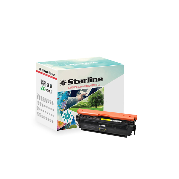 Toner Giallo Ric per Hp Hp Color Laserjet Enterprise M552dn M553 M553dn M5 M553y Ntr 8025133112552