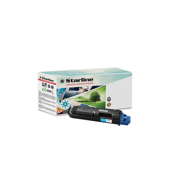 Toner Ric Ciano per Kyocera Ecosys M 6030 Cdn M 6530 Cdn P 6130 Cdn Tk 5140c Clover 8025133114297