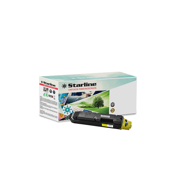 Toner Ric Giallo per Kyocera Ecosys M 6030 Cdn M 6530 Cdn P 6130 Cdn Tk 5140y Clover 8025133114327