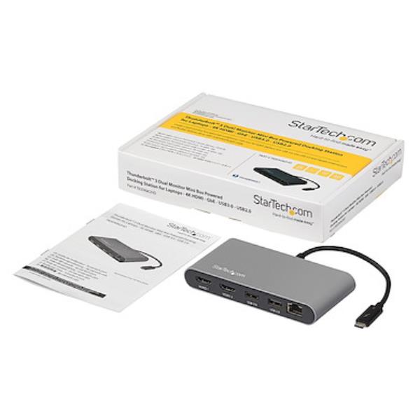 Thunderbolt 3 Mini Dock 2xhdmi Startech Tb3dkm2hdl 65030888042