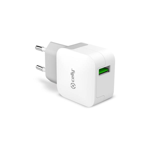 Travel Charger Turbo 1 Usb 2 4a Celly Tcusbturbo 8021735720683