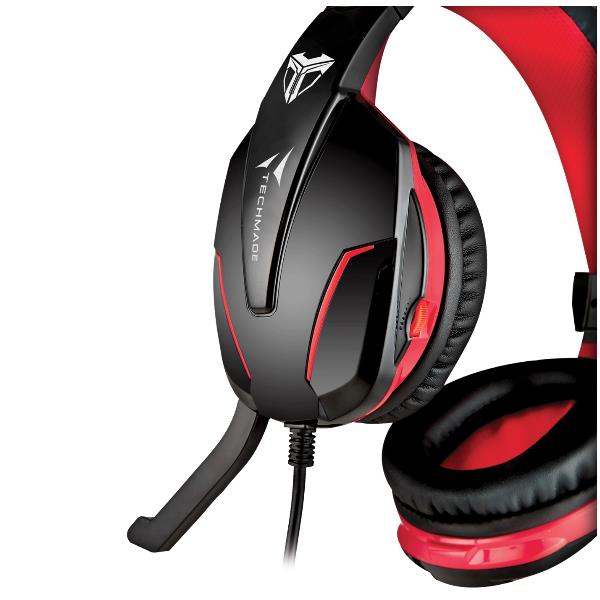 Cuffie Gaming Multimediali Rosse Prodotti Bulk Tm Fl1 8099990139380