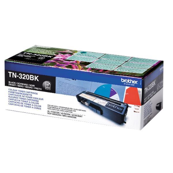 Toner Nero Hl4150cdn 4570cdw 2500pg Brother Tn320bk 4977766679343