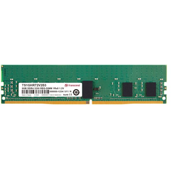 8gb Ddr4 3200 Reg Dimm Cl22 Transcend Ts1ghr72v2b3 760557850069