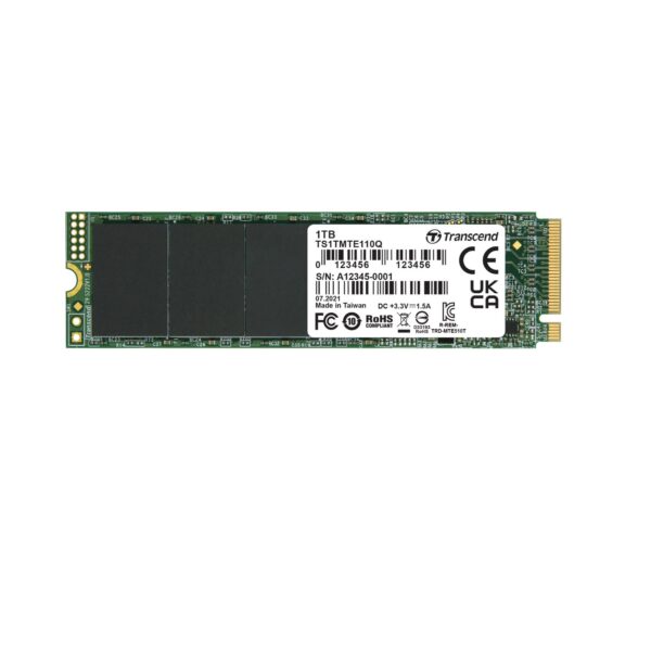 Dispositivo di archiviazione transcend ssd 1tb m2 pcie 0760557849667