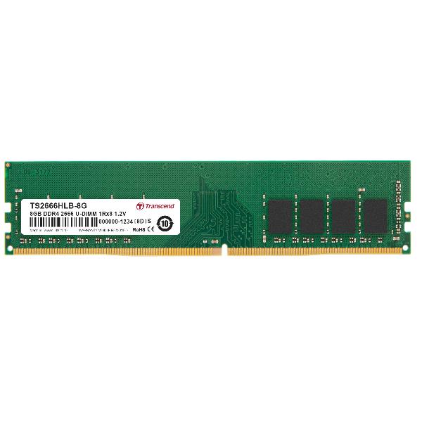 8gb Ddr4 2666 U Dimm 1rx8 1 2v Transcend Ts2666hlb 8g 760557846802