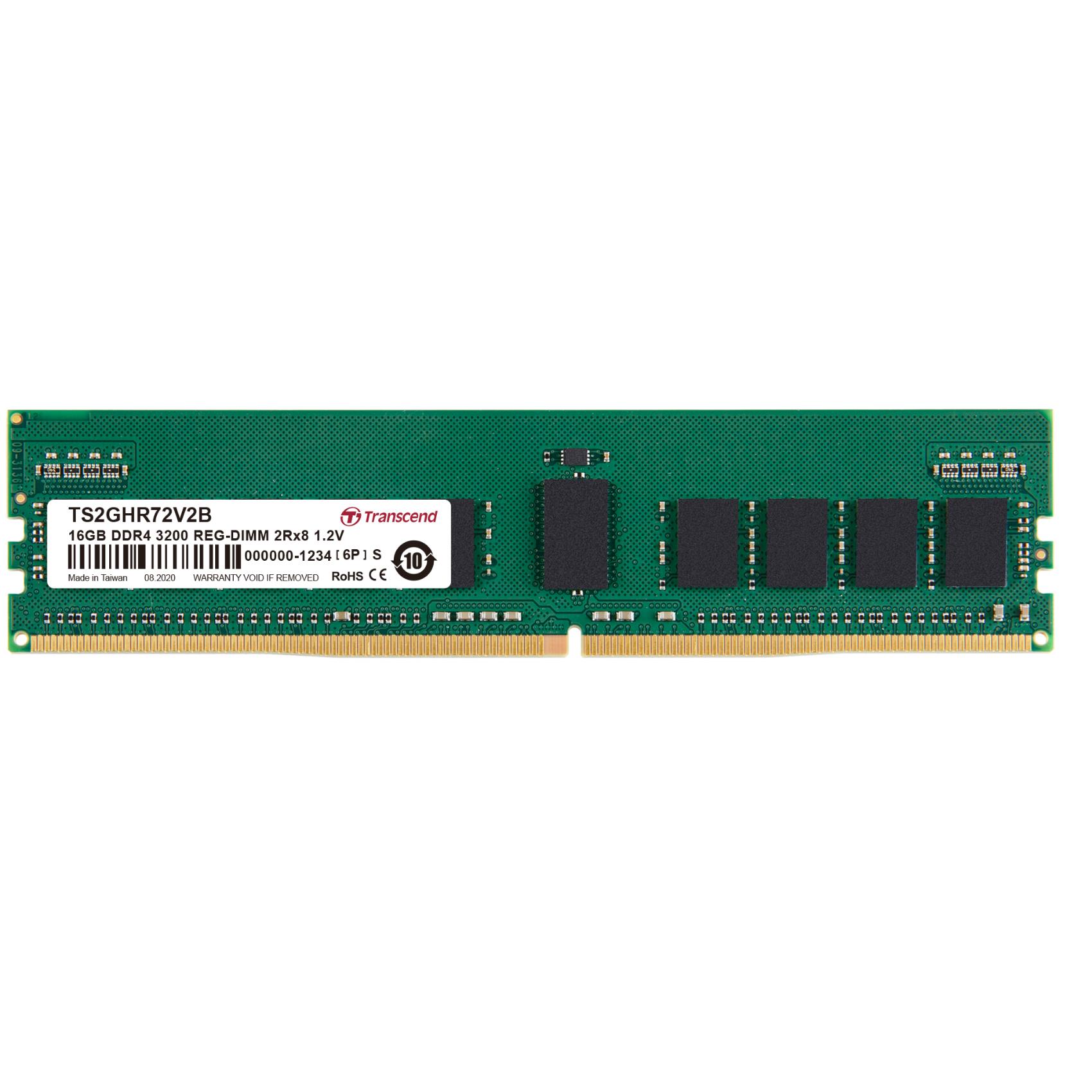 16gb Ddr4 3200 Reg Dimm Cl22 Transcend Ts2ghr72v2e3 760557849674