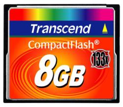 8gb Compact Flasch Card 133x Transcend Ts8gcf133 760557810322