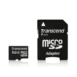 8gb Microsdhc 1 Adapter Transcend Ts8gusdhc10 760557817895