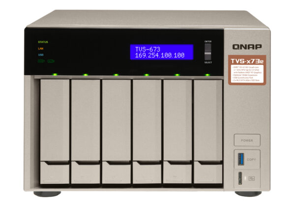 Tvs 673e 4g 6 Bay 2 1 Ghz Qc Qnap Nas Dt Tvs 673e 4g 4713213512524