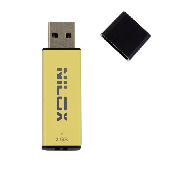 Usb Nilox 2gb 2 0 a Gialla Nilox U2nil2bl002g 8059616336982