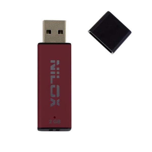 Usb Nilox 2gb 2 0 a Rossa Nilox U2nil2bl002r 8059616336975