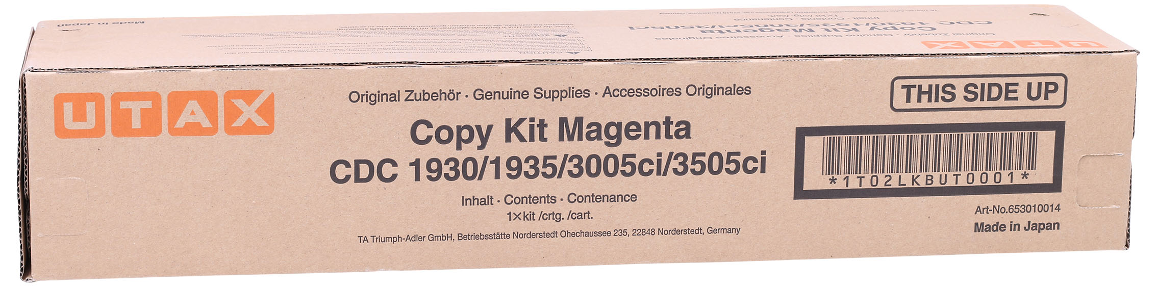 Copy Kit Utax Magenta 3005ci 3505ci Cdc 1930 1935 653010014 1t02lkbut0001