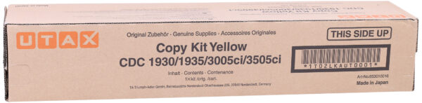 Copy Kit Utax Giallo 3005ci 3505ci Cdc 1930 1935 653010016 1t02lkaut0001