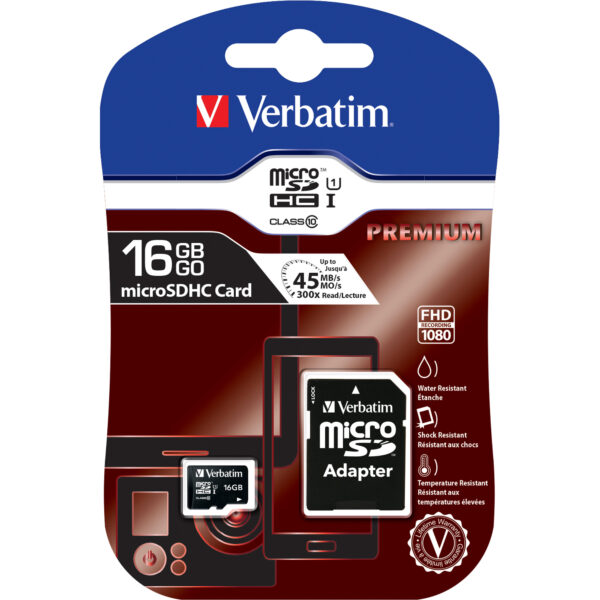 Micro Sd Card 16gb Hc Classe 10 Fino a 45mb S 44082 23942440826