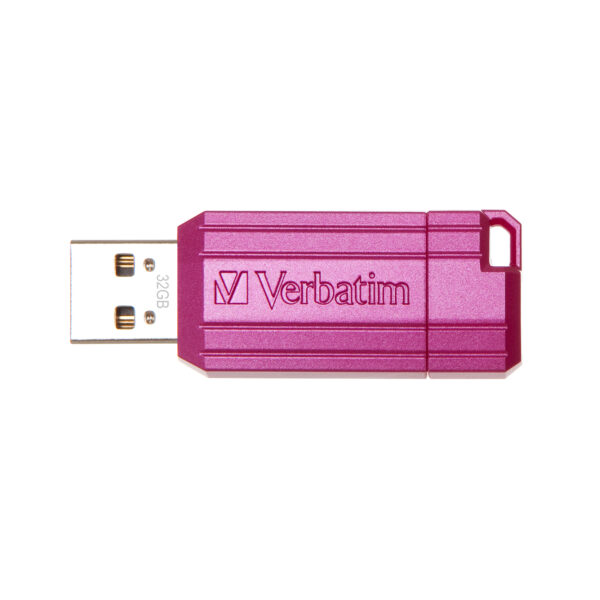 Usb2 0 Store 39 N 39 Go Pinstripe Usb Drive 32gb Hot Pink