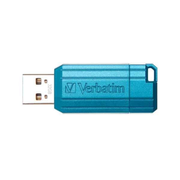 Usb2 0 Store 39 N 39 Go Pinstripe Usb Drive 32gb Carribiean Blue 49057 23942490579