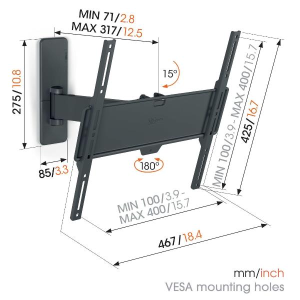 Tvm 1423 Full Motion Medium 32 65 Vogels Vog1814230 8712285349249