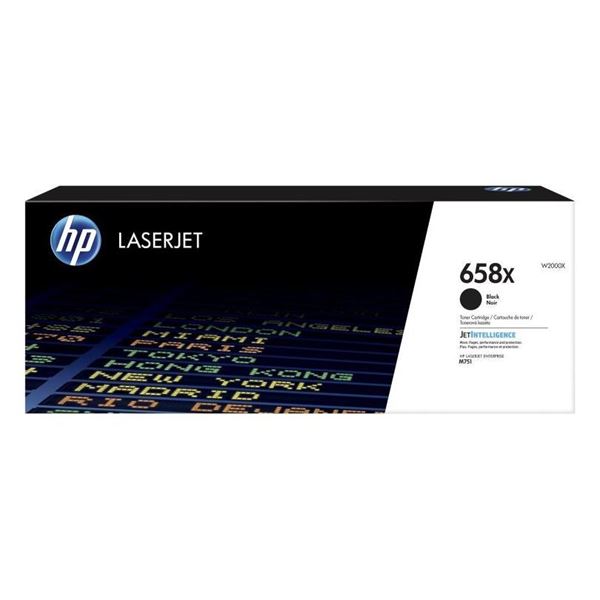 Toner originale hp 658x nero alta capacità per stampanti laserjet 0192545650724