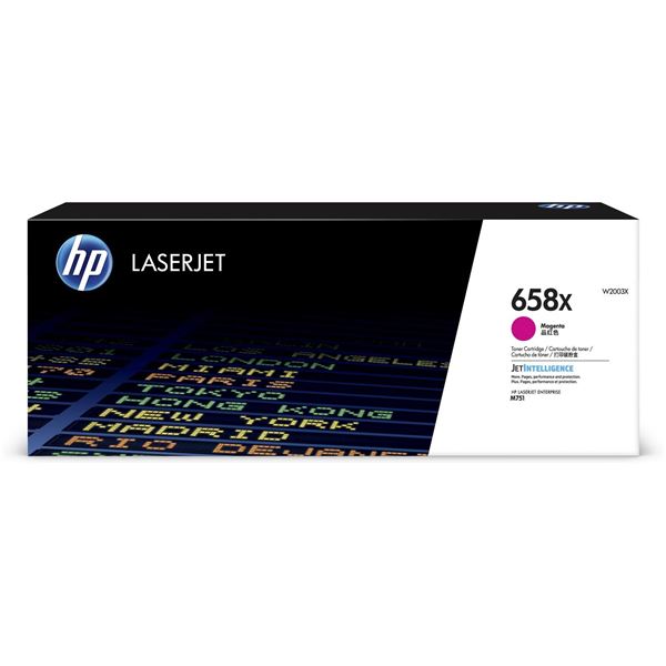 Hp 658x toner magenta originale alta capacità laserjet 0192545650755