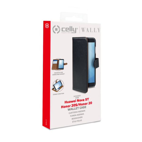 Wally Case Honor 20 Nova 5t Black Celly Wally852 8021735751427