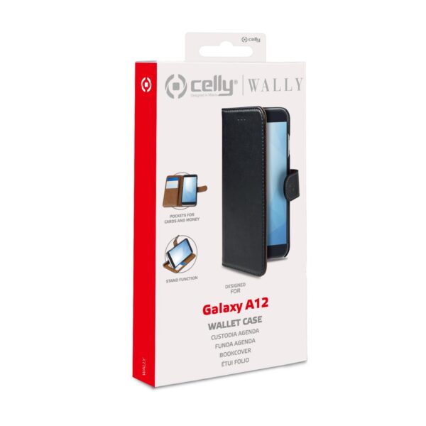 Wally Case Galaxy A12 Black Celly Wally945 8021735764328