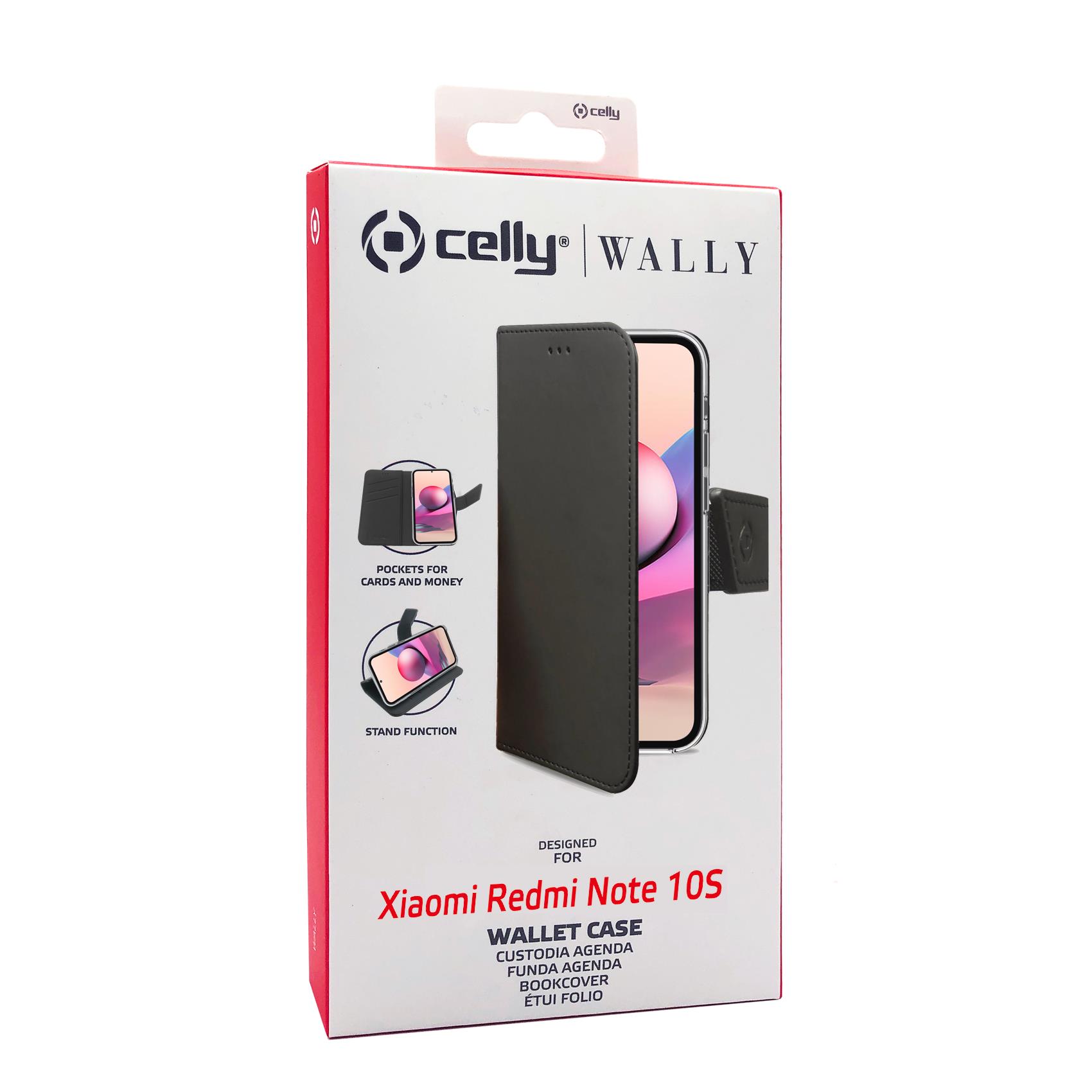 Wally Case Redmi Note 10s Black Celly Wally957 8021735192862