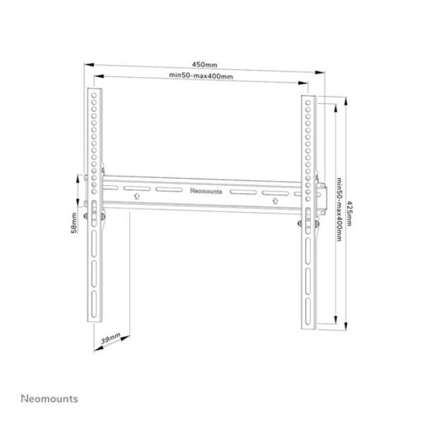 Supporto a Parete Wl30 350bl14 Neomounts By Newstar Wl30 350bl14 8717371449629