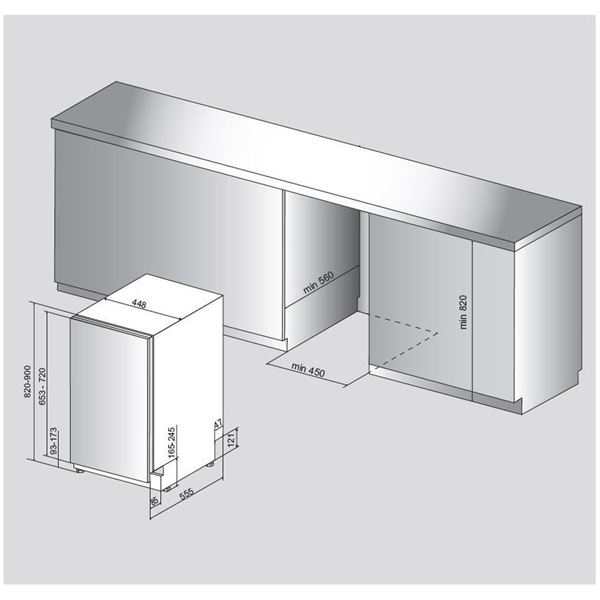 Lavastoviglie Bi Slim 10 Cop Whirlpool Wsio3t223pcex 8003437232985