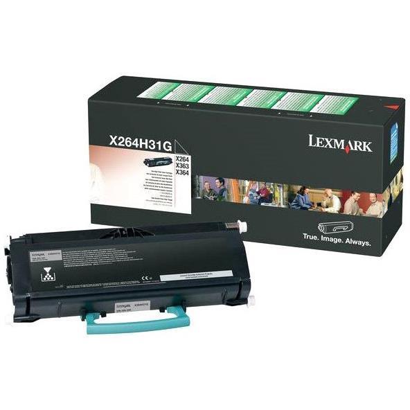 Toner X264 X363 4 Corporate 9k Lexmark X264h31g 734646317825