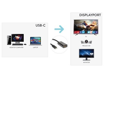 Cavo Usb Tipo C To Dp F 4k 2k Hamlet Xvauc Dp4k 8000130591777