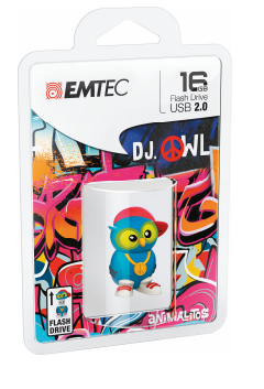 Memoria Emtec Usb2 0 M341 16gb Dj Owl Ecmmd16gm341 3126170166845