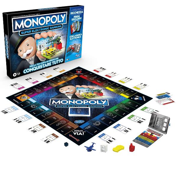 Monopoly Super Electronic Banking Hasbro E8978103 5010993718597