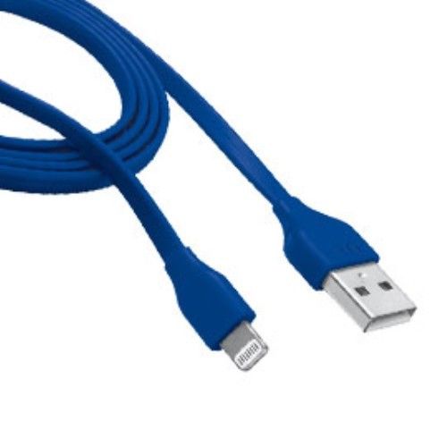 Cavo Lightning Piatto per Attacco Usb Blu Trust 20128 8713439201284