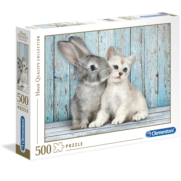 500pz Cat Bunny Clementoni 35004 8005125350049