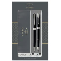 Gift Set Sfera M Roller F Sonnet Black Ct Parker 2093259 3026980932596