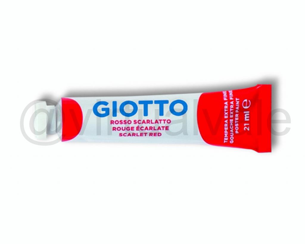 Tempera Tubo 7 21ml Rosso Scarlatto Giotto Cod 35500800 36139 a