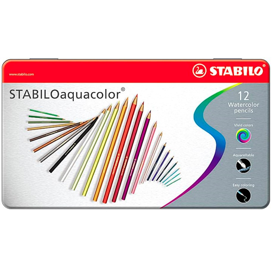 Astuccio 12 Pastelli Stabilo Aquacolor 1612 3 1612 3 4006381137676