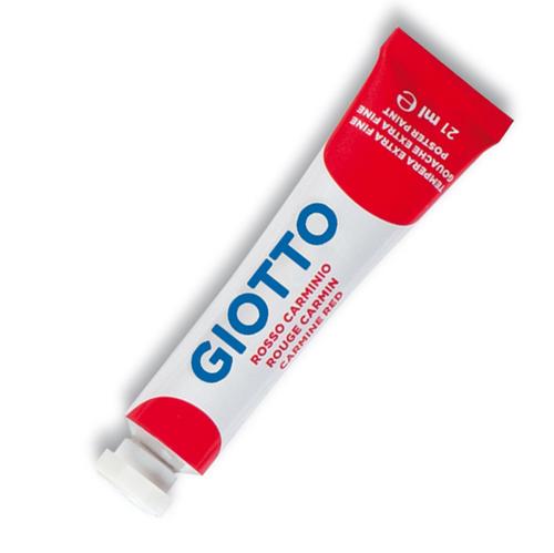 Tempera Giotto Tubo 7 21ml Rosso Carminio 09 35500900 8000825320576