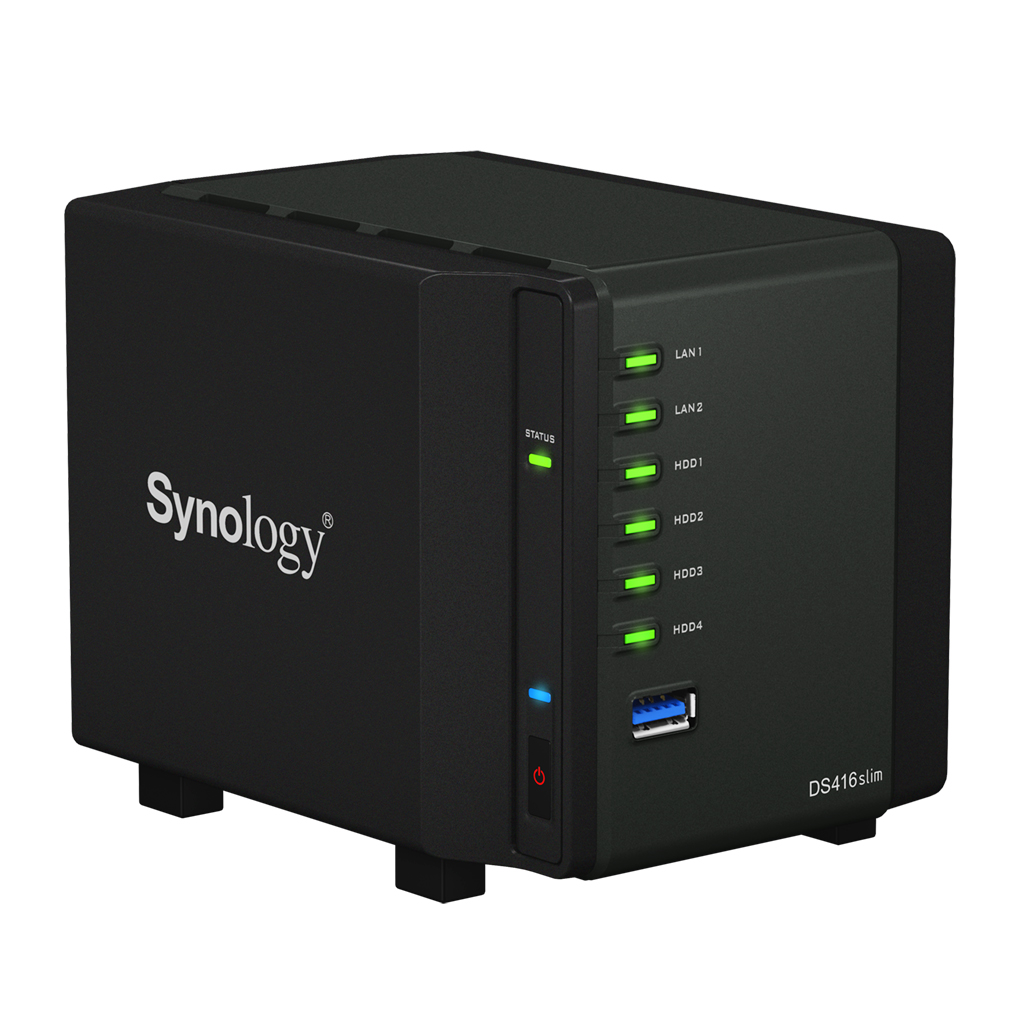 Ds416slim 4bay 2 5 in 1 0ghz Dc Synology Nas Dt Ds416slim 4711174722082