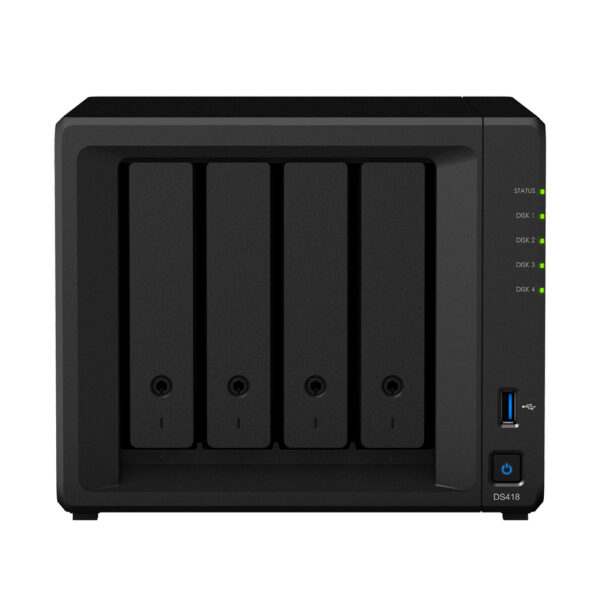 Ds418 4bay 1 4 Ghz Qc 2x Gbe Synology Nas Dt Ds418 4711174722631