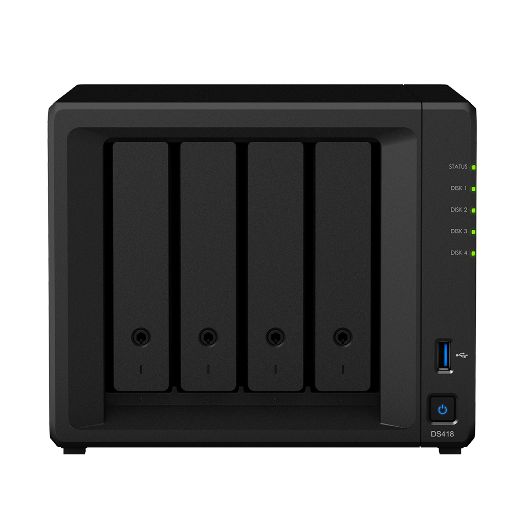 Ds418 4bay 1 4 Ghz Qc 2x Gbe Synology Nas Dt Ds418 4711174722631