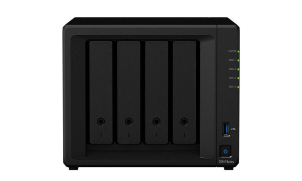 Ds418play 4bay 2 Ghz Dc 2x Gbe Synology Nas Dt Ds418play 4711174722808