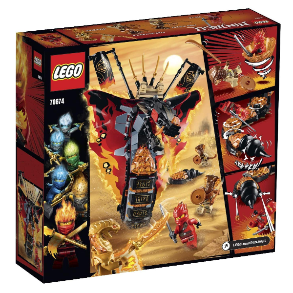 Ninjago Zanna di Fuoco Lego Cod 70674c 5702016365511