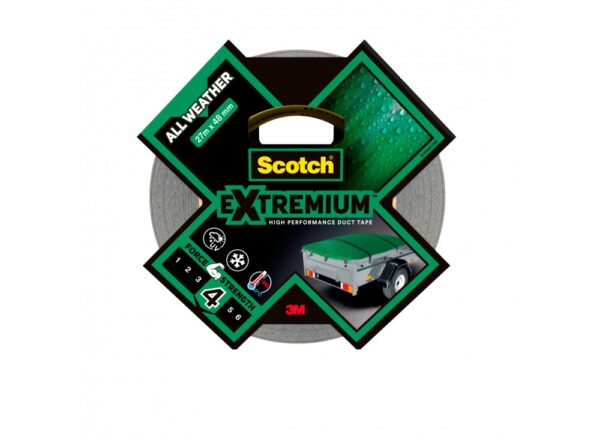 Nastro Adesivo Extra Resistente Alte Temperature 48mmx27 4m Nero Scotch 7100205698 4054596696440