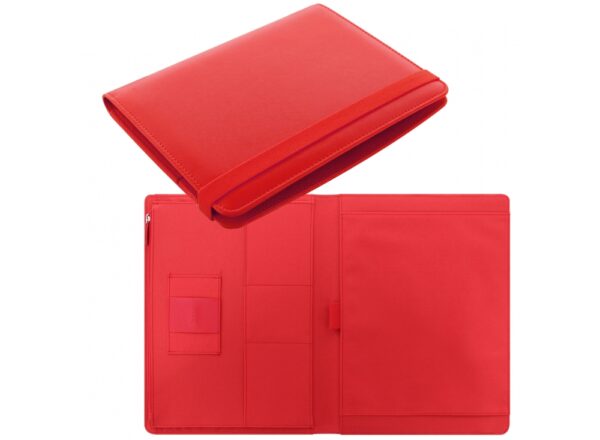 Portablocco Metropol 32×24 5×2 6cm Rosso Similpelle Filofax 840002 5015142250157