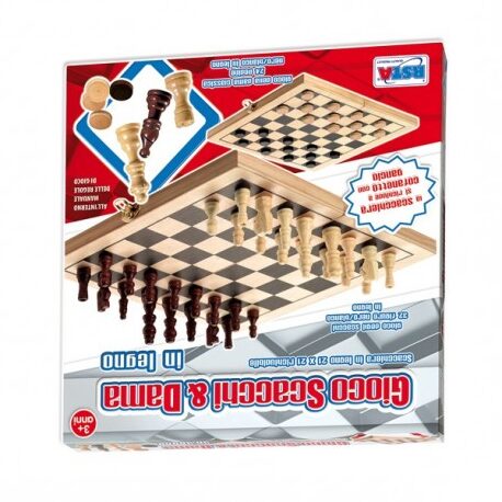 Gioco Scacchi Dama in Legno Ronchi Supertoys