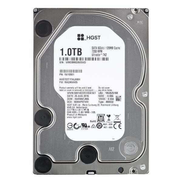 Ultrastar 7k2 1tb Sata Hgst Int Hdd Mobile Consumer 1w10001 829686005136