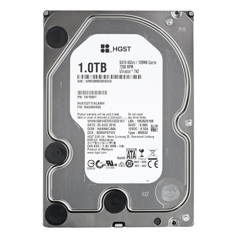 Ultrastar 7k2 1tb Sata Hgst Int Hdd Mobile Consumer 1w10001 829686005136