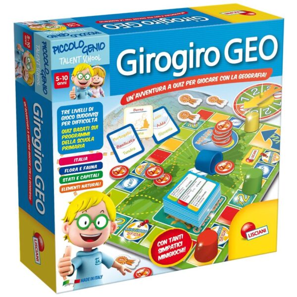 I 39 M a Genius Il Gioco Della Geografia Lisciani 48908 8008324048908